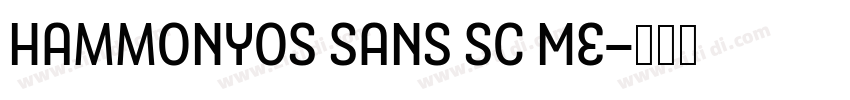 HammonyOS Sans Sc Me字体转换